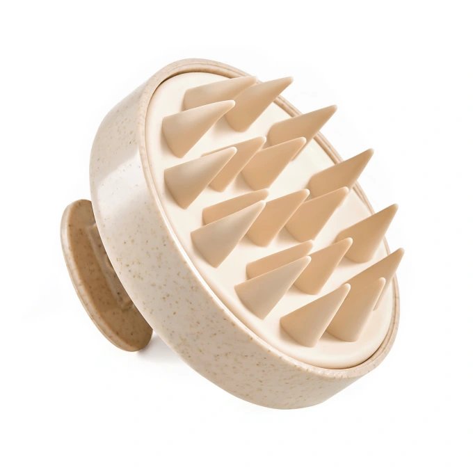 Szczotka do masażu głowy - beżowa