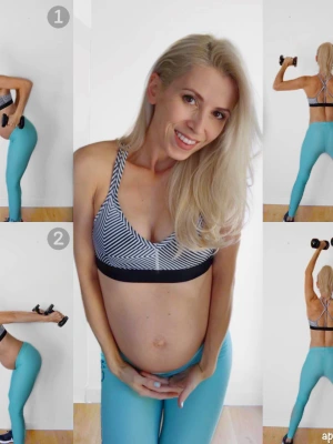 Trening ramion - nawet w czasie ciąży