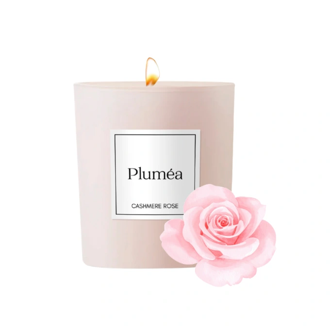 Świeca sojowa CASHMERE ROSE