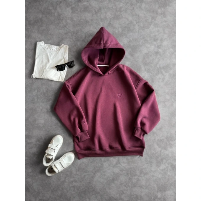 Bluza oversize MYSTIC PLUM