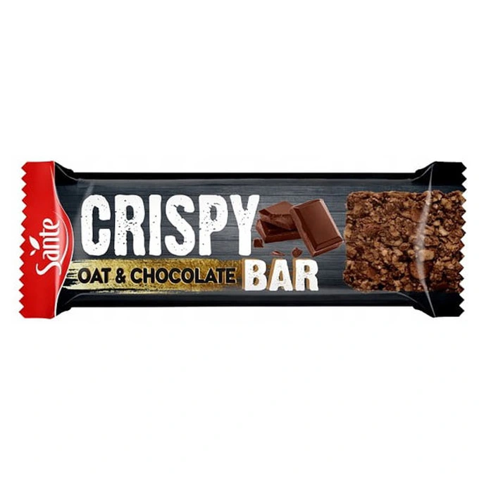 Crispy Bar Baton Owsiany z Czekoladą 40g