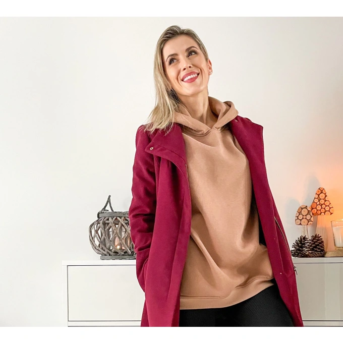 Bluza oversize - SWEET CARAMEL