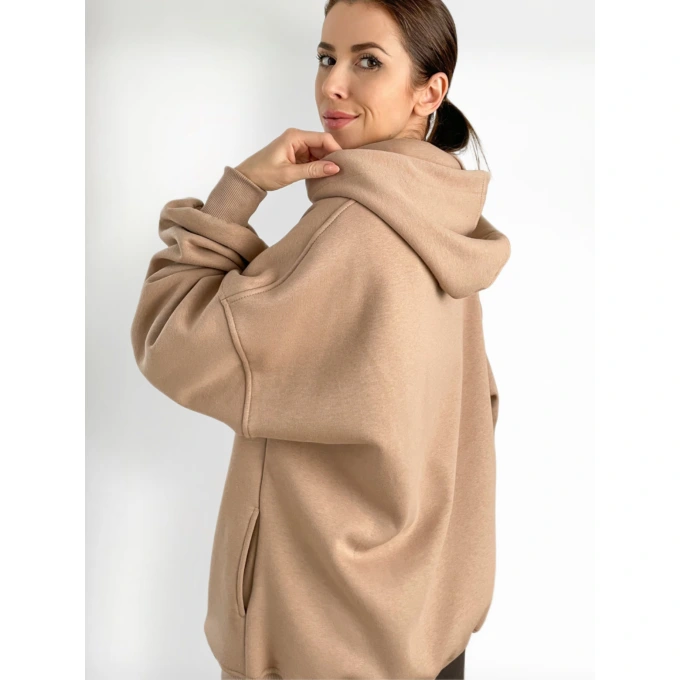 Bluza oversize - CAFFE LATTE - NOWOŚĆ