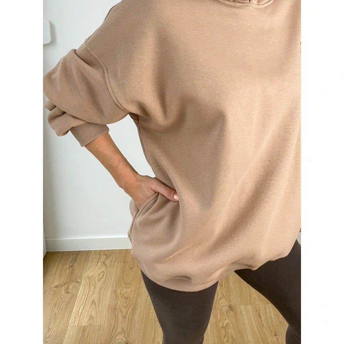 Bluza oversize - CAFFE LATTE - NOWOŚĆ