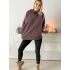 Bluza oversize - DARK CHOCOLATE